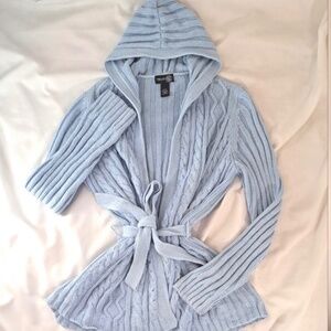 Venzia cable knit cardigan sweater